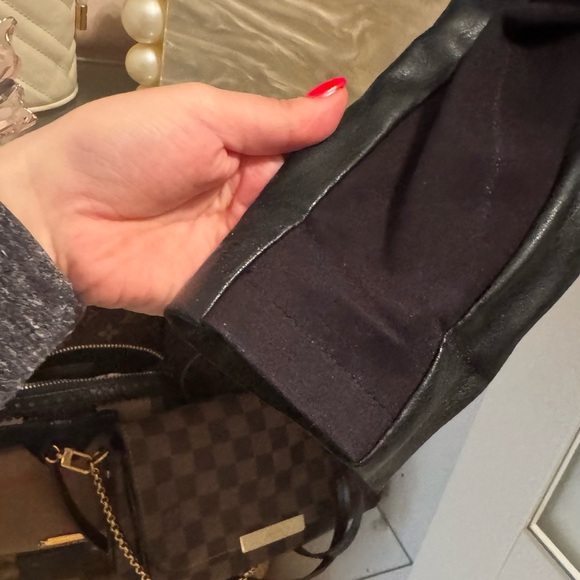 Zara Black Faux Leather Jacket - Picture 4 of 6